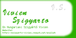 vivien szigyarto business card